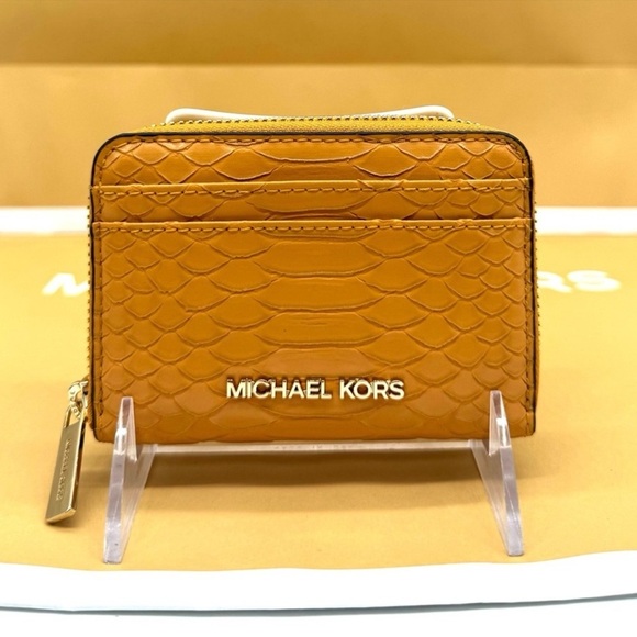 Michael Kors Medium ZA Card Case Wallet Cider - Picture 1 of 9